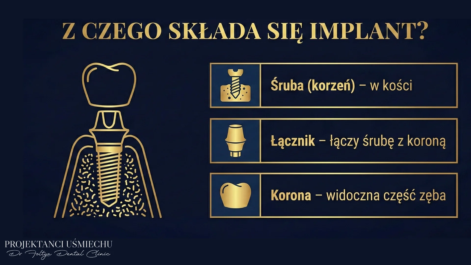 Z czego składa się implant?
