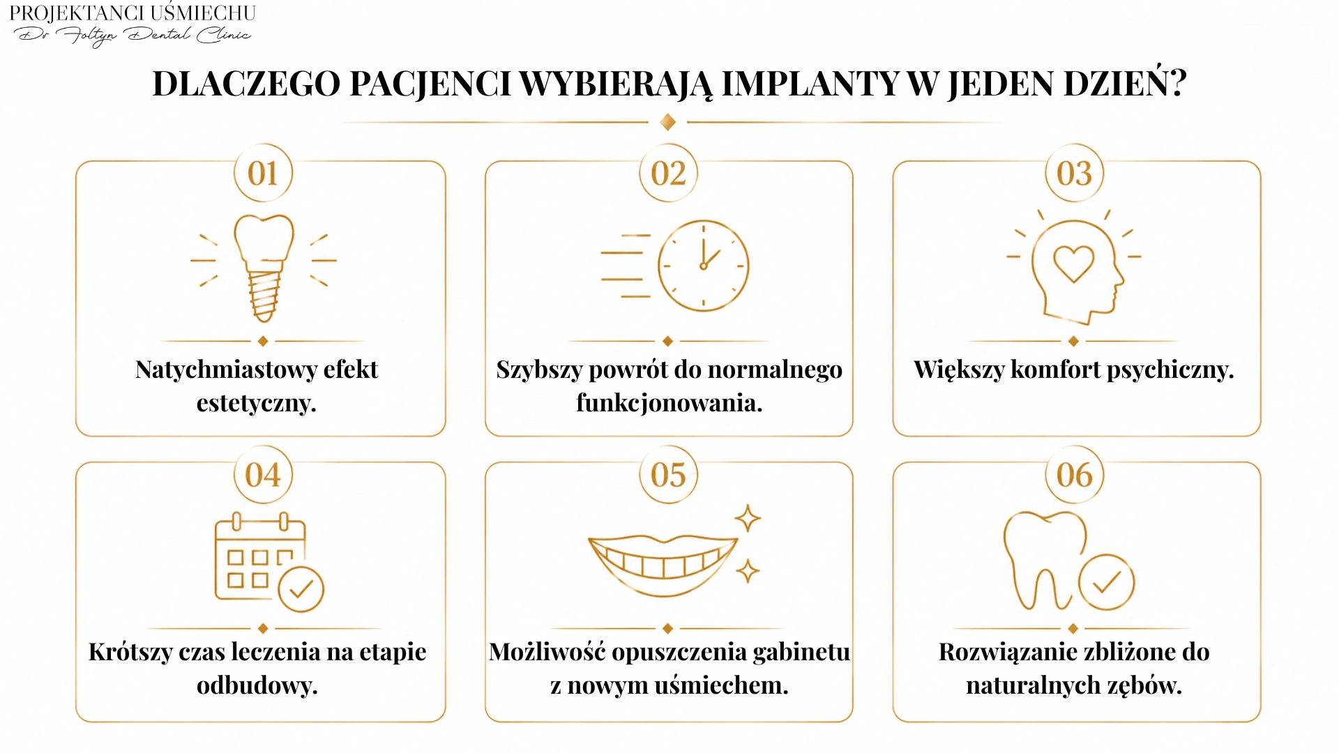 Dlaczego pacjenci wybierają implanty w jeden dzień?